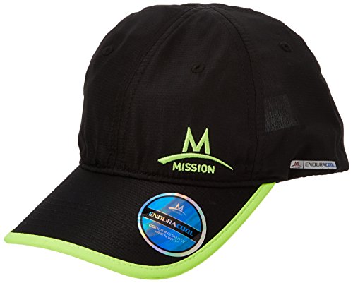 Preisvergleich Produktbild Mission Enduracool Performance Hat Laufmütze Tennismütze Running Cap schwarz