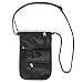 Produktbild Brustbeutel von Nomalite | Dünner, robuster Reise Geldbeutel / Brusttasche mit 5 Taschen RFID (inklusive für Handy iPhone 6/7, flugticket). Schwarz, Kleine, Wasserdicht für Herren, Damen, Kinder.