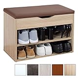 sitzbank flur weiß 【 BESCHREIBUNG 】 Dieses Garderoben-Regal für Treppenhaus Ankleide-Raum oder Abstell-Raum besitzt 2 offene Fächer und ein Fach unter der Ablage-Fläche mit Sitz-Polster 🔸 Die Sitz-Bank ist dick gepolstert und bequem