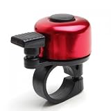 Color: Rojo Bicicleta De Bell Del Manillar Del Anillo Rojo De Aluminio