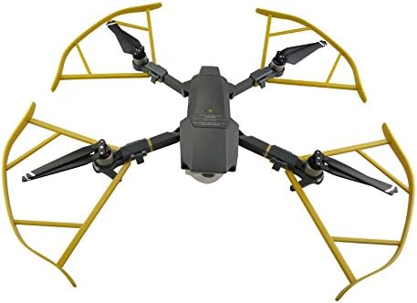 Aladdin Digital Replacement Prop Propeller Guards Protector Cover Bumpers / Landing Gear / Red, Yellow, Blue, Black ,White ,Multi-Color Optional For DJI Mavic Pro Drone Accessories (Yellow)