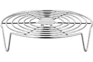BESTTOOLIFES Grille de cuisson vapeur en acier inoxydable, support de casserole, etc. (16 cm)