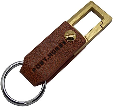Liangery Mini Flexable Folding Key Chain Rings For Cars Luxury Business Present in Gift Box (Peal Gold)