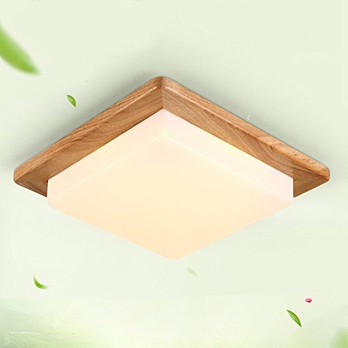 Preisvergleich Produktbild LED Moderne Deckenleuchte Minimalistische Deckenlampen Kreative Deckenbeleuchtung Deckenstrahler Holz Glas Lampeschirm Wohnzimmer Schlafzimmer Höhle Restaurant Innenlampe Kinderzimmer Warm Licht