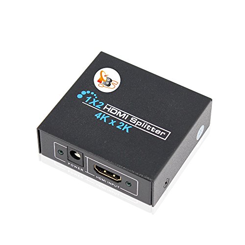 TBS? 2212 HDMI 2-Wege R ¨ ¦ Switch, 1 x 2 2 Ports Splitter, 1 Eintrag ¨ ¦ e 2 Ausgänge, 3D-Support - HD - Amplifier Multiplier 2 T ¨ ¦ l ¨ ¦ Vision, Plasmabildschirme Teiler HDMI/Halterung 4 kx2 K/Halterung HDTV