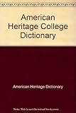 American Heritage College Dictionary/Book&Floppy Disk 3 1/2 Inch by 