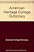 American Heritage College Dictionary/Book&Floppy Disk 3 1/2 Inch by 