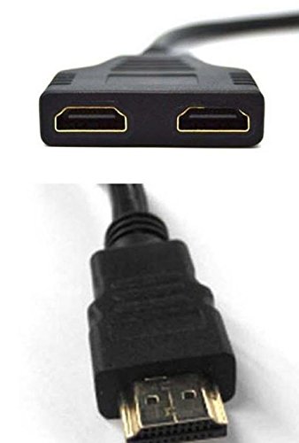 2-Wege-HDMI-Splitter-Kabel. HDMI-Stecker auf 2 HDMI-Buchse. Connect 2 HD-Geräte. - 3