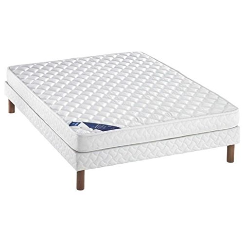 Litexe Ensemble de sommier Plus Matelas 140x190x15