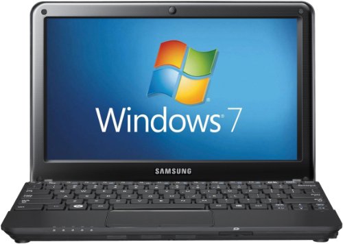Samsung NC110 10 1 inch netbook  Intel Atom N550 1 5GHz  1Gb  250Gb  WLAN  BT  Webcam  Windows 7 Starter  - Black