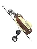 oldschool golf 2 Deko Golfbag Deko Golfbag im Antik-Look 27,5 x 14,5 x 10 cm