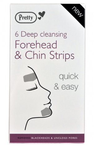 Pretty Forehead and Chin Deep Cleansing Strip - Pack of 6
