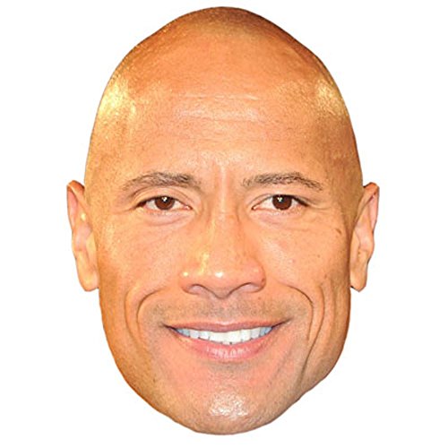 Dwayne "The Rock" Johnson Maske aus Pappe