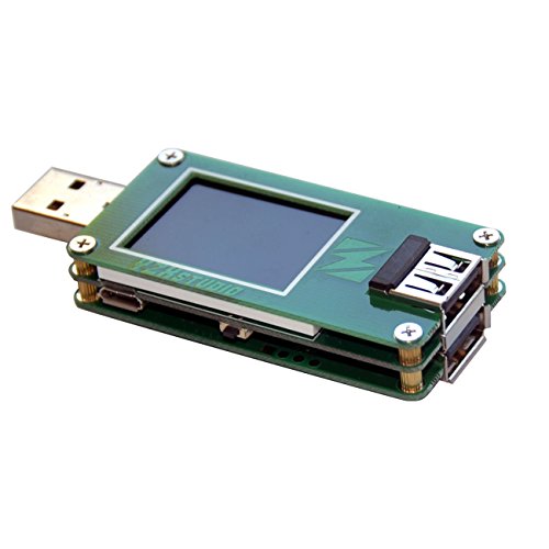 yzxstudio 1270 USB Power Meter 0,0001 V 0,0001 eine 4–24 V von kaayee, Spannung, Stromstärke, AH/WH, D +/D Anerkennung, Kabel-Widerstand mit yzxstudio Firmware V3.0. - 2