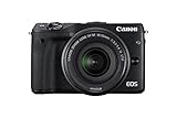 Canon EOS M3 Systemkamera (24 Megapixel APS-C CMOS-Sensor, WiFi, NFC, Full-HD) Kit inkl. EF-M 15-45 mm 1