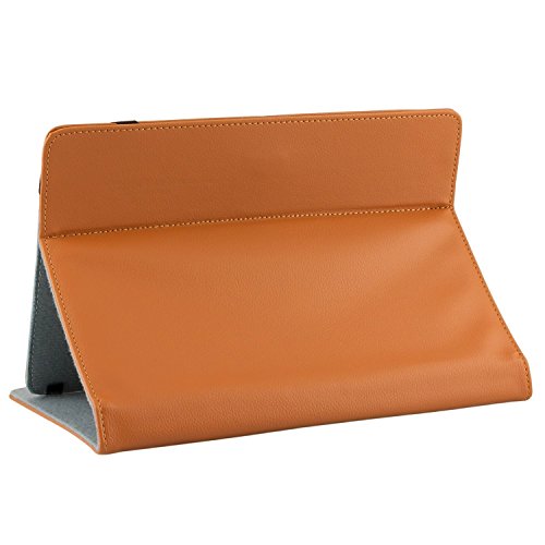iProtect Kunstleder Tasche für MEDION LIFETAB Schutz Hülle Case mit Stylus PEN für S10334 MD98811 10,1 Zoll braun - 5