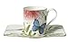 Produktbild Villeroy & Boch Amazonia Tasse Kaffee mit Teller, 2 Stück, Porzellan Bone China, Mehrfarbig