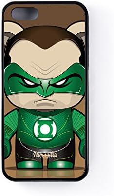 Green Lantern Black Silicon Case for iPhone 5 / 5s by Gangtoyz + FREE Crystal Clear Screen Protector