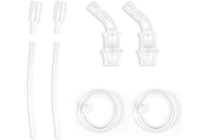 Bunnytoo Baby Trainer Cup Trinklernbecher-280ml,Schnabeltasse Baby ab 12 Monaten,Kompatibel mit 280ml-Griff Und 400ml-Schultergurt-Strohhalm-Ersatzteil, Becher-Strohhalm-Set, Ersatzteile