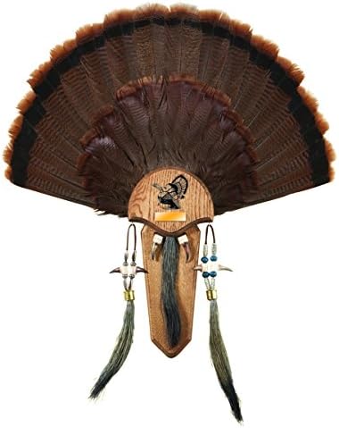 Hunters SpecialtiesEasy to Assemble Trophy Mount H.S. Strut Three Beard Mounting Plaque with Natural Oak Finish,Brown