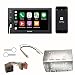 Produktbild Sony XAV-AX1000 Apple CarPlay Bluetooth USB Moniceiver Autoradio Touchscreen Einbauset für Golf 4 Passat Polo Ibiza 6L