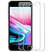Produktbild iPone 7 Plus / iPone 8 Plus Displayschutz, HZSSEC Screen Protector 9H Klar Anti-Kratz Tempered Glas Displayschutzfolie Schutzglas Folie für iPone 7 / 8 Plus (5,5 Zoll) - (2 PACK)