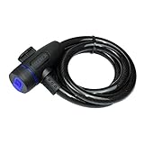 MPTECK @ Candado de Bicicleta Antirrobo Bloqueo Cable de Seguridad de Bicicleta Mejor antirrobo alta seguridad 100cm para la bicicleta al Aire Libre