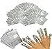Produktbild Honeysuck 100 Stück Aluminium Acryl Gel Nagellack Entferner Folie Nail Wraps