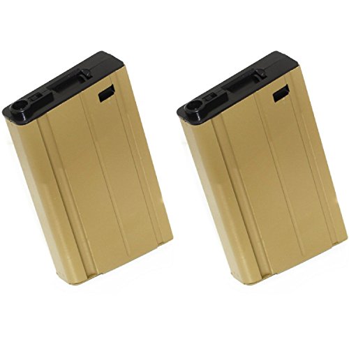 Airsoft Vue Gear 2 Pcs 440rd Mag Hi Cap Magazine Pour Vfc D Boys Scar H Aeg Dark Earth - 