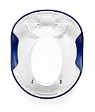 Ubbi einstellbare Toiletten-Trainer mit integrierten Griffen und inbegriffen Töpfchen Haken für einfache Lagerung, Navy Blau - 6