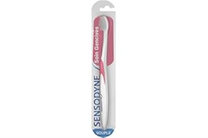 Sensodyne Brosse à dents Soin Gencives, Souple, Pour Les Dents Sensibles Sans Endommager Les Gencives, Couleur Aléatoire