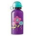 Produktbild Crocodile Creek Trinkflasche mit Blumen - Motiv, lila, 0,400 L.