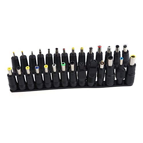 Demiawaking 28 Stück Universal Gleichstrom Netzteil Adapter 5.5×2.1mm zu 28 Stecker Netzteil für Notebook - 6