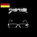 Produktbild GiXa Herren/Damen Randlos Lesebrille mit Stärke +1,0 +1,5 +2 +2,5 +3 +3,5 +4 Dioptrien/dpt Lese Brille Sehhilfe Lesehilfe Sehstärke Glas Stärke (Dioptrien/Stärke, 3,5)