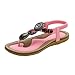 Produktbild Lemontree Damen Sommer PU Leder Bohemia Flach Sandalen 279