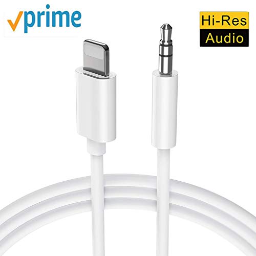 Adattatore per Cuffie per iPhone 7 Aux Audio a 3.5mm Jack Cavi Adattatore  per Cuffie Adattatore per Splitter per Musica Compatibile con iPhone 7 /  7Plus / 8 / 8Plus / X/XS Max per Tutti iOS