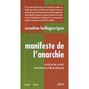 Manifeste de l'anarchie Livre en Ligne - Telecharger Ebook