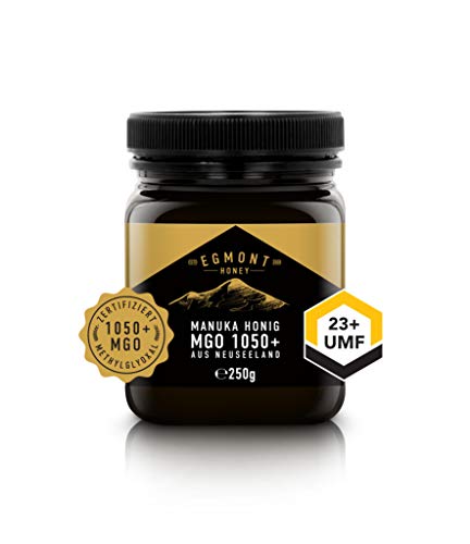 Egmont Honey Manuka Honig 1050+ MGO original aus Neuseeland UMF 23+ - *Limited Edition* 100% rein, zertifiziert, aktiver Manuka Honey