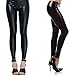 Price comparison product image DP Design Leather Effect Leggings Stretch Black Leggings Trousers One Size Sexy