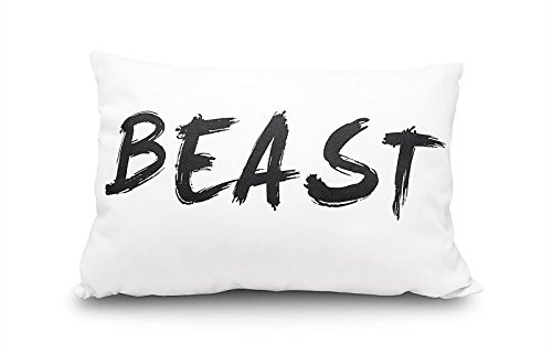 Beauty and the Beast LOVE Kissen, Bettkissenbezug , romantisches Geschenk Gift - 2