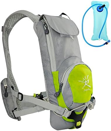 IVIM Hydration Packs Backpack with 2L Water Bladder Fits Men and Women for Hiking, Running, Biking, Cycling and Camping Lime