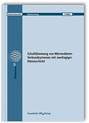 Preisvergleich Produktbild Schalldämmung von Wärmedämm-Verbundsystemen mit zweilagiger Dämmschicht. (Bauforschung)