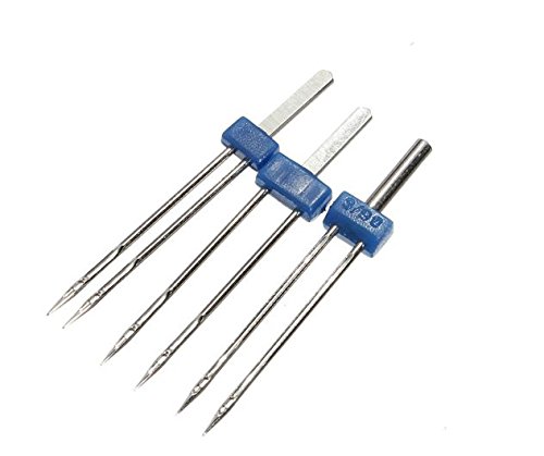 SYGA Set of 3 Twin Needles Pins: The Perfect Sewing Machine Accessories