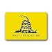 Produktbild ferfgrg Custom Door Mat Don't Tread On Me Indoor/Outdoor Doormat Non Slip Rubber Kitchen Rugs 23.6 x 15.7 Inch
