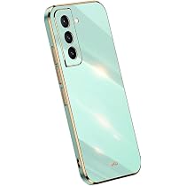 Topme Silikonhülle Für IPhone 12 (6,1 Zoll) – Mit Goldrand & Erhöhtem Schutz – In Weiß