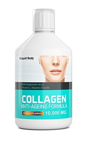 Liquid Body Mega Collagen (500ml) 10,000mg per serving Anti-Ageing Formula - Promotes healthy Skin,Hair,Nails & Joints - Delicious Berry Flavour - High Absorption Rate
