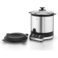 WMF KÜCHENminis® Cuiseur à riz avec lunch to go-Box, Damfgarer, gain de place Extra To-Go, couvercle extra To-Go, 1 l sans déversement pour emporter la lunchbox fermée 220 W