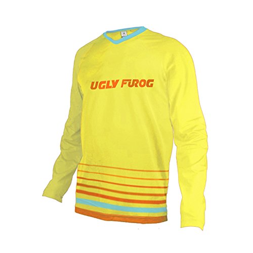 Uglyfrog Motocross/Downhill MTB Jersey Trikot MX Enduro Offroad Motorrad Kurze/Lange Ärmel Erwachsene Auto & Motorra Wear