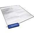 Aluminum Sleeping Foam Mat 200 X 150 cm Insulating Thermal Waterproof Foldable Double-Sided Tent Pad Ultralight Floor Mat