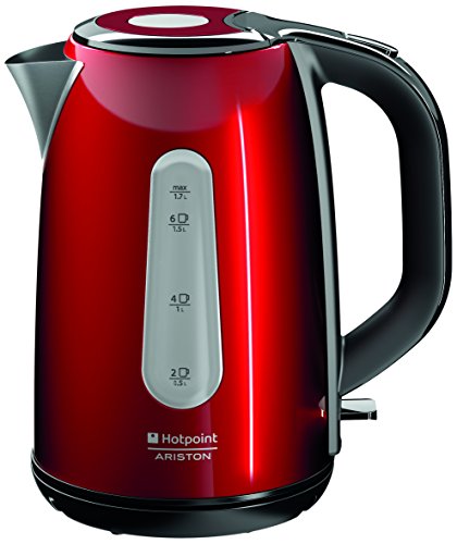 comprare on line Hotpoint WK 22M DR0 Bollitore elettrico, 1.7L 2200W, Rosso prezzo